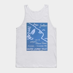 Jean Cocteau Exhibition Poster Tank Top